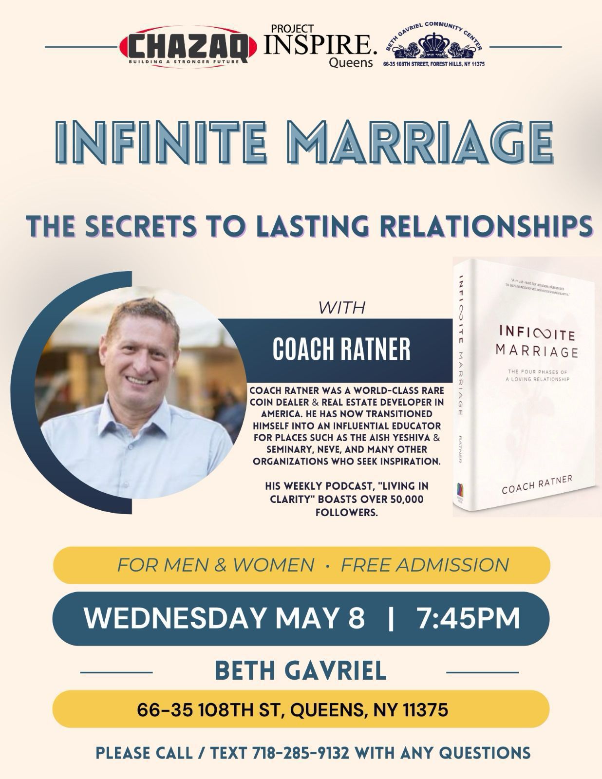 Infinite Marriage: The Secret to Long Lasting Relationships